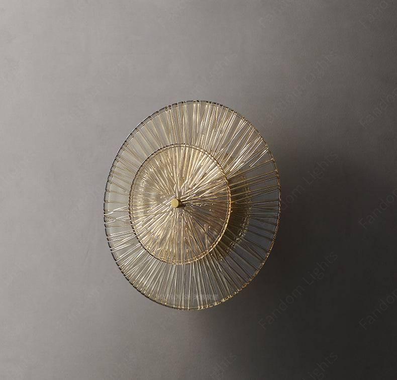 Model 59 Crystal Modern Gold Metal Wall Light for Drawing Room Warm