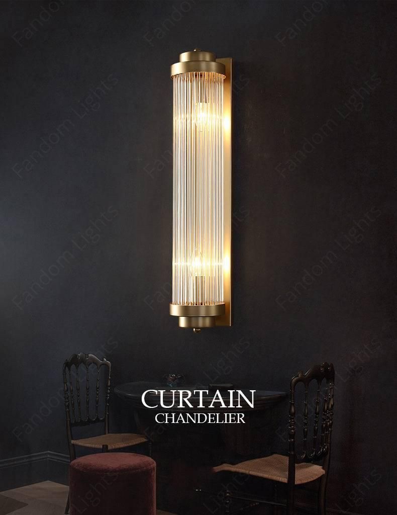 Model 64 Adjustable Crystal Modern Gold Metal Wall Light for Drawing