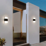 LED Outdoor Up and Down Wall Sconce Light Fixture 12W Waterproof Acrylic (Warm White)