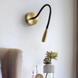Flexible Wired 3W Pencil Gooseneck Led Wall Light Sconce for Bedroom Reading Bedside- Warm White - Ashish Electrical India