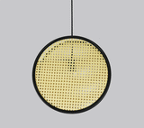 Rattan Earthly Wabi Sabi 250 MM Chandelier Pendant Hanging for Living Room Outdoor Light - Warm White