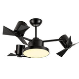 High Quality Silent Function Ceiling Fan With 3 Blades - Black