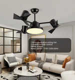 High Quality Silent Function Ceiling Fan With 3 Blades - Black