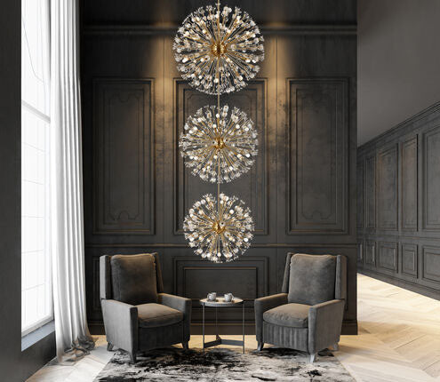 3 Fireworks Double Height Chandelier