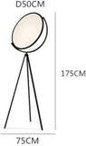 Led Tripod Floor Standing lamp Living Room Light Standing lamp - Black