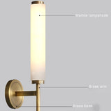 LED Marble Gold Wall Light Living Dining Bedside Light