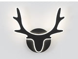 Led Deer Ring Gold Metal Wall Light - Warm White