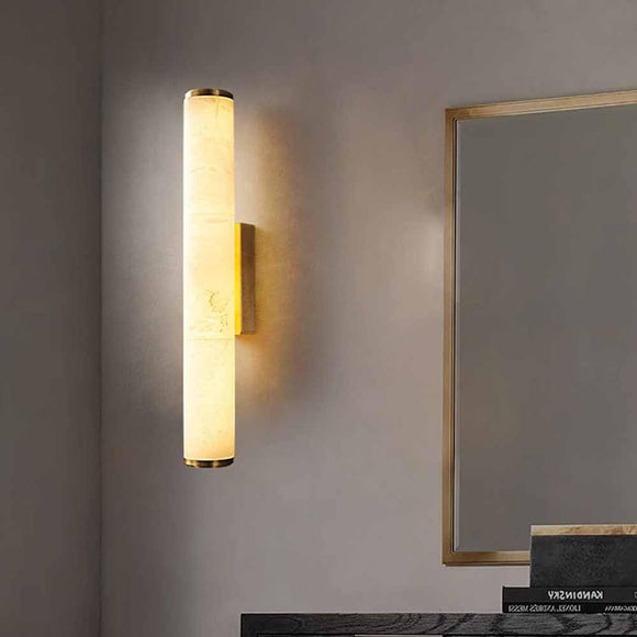 LED 500MM Long Acrylic Tube Wall Light Living Dining Bedside Light - Warm White