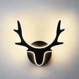Led Deer Ring Gold Metal Wall Light - Warm White
