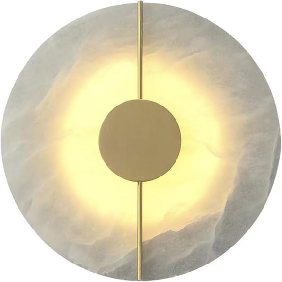 LED 250MM Marble Gold Frost Wall Light Living Dining Bedside Light