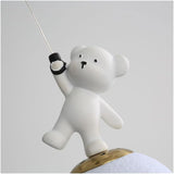 1-Light Bear Kids Room Pendant Ceiling Light - Warm White