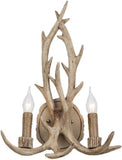 2 Light Antler Wall Lamp