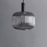 1-Light Black Long Smoke Glass Pendant Ceiling Light - Warm White - Ashish Electrical India