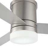 42 INCH HUGGER WIND LEAF CEILING FAN REMOTE CONTROLLED - SILVER