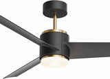 Ceiling Fan with BLDC Motor, 3 Blades, Black Gold