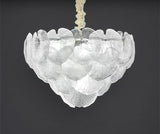 800 MM Crystal Gold LED Chandelier Light for Living Room Round Dining Room - Warm White