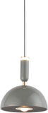 led Grey Pendant Light for Bedside Hanging Light - Warm White