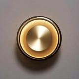 Aber Glass Wall Light Brass Gold Metal Bedroom Living Room Wall Light - Warm White (Copy)