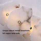 LED Stone Gold Frost Wall Light