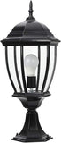 Pillar Light Gate Lamp E27 Lantern Post Outddor Light (Color : Black)