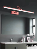 Modern Led Bathroom Rose Gold Metal Vanity Picture Mirror Light Wall Lamp - 3 Color in 1