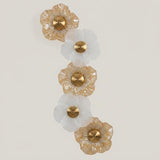 LED Modern Electroplated Gold Wall Art Light