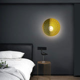 LED Modern Gold Metal Wall Light for Drawing Room - Warm White