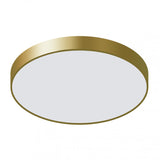 140MM Sleek Antique Brass Gold Round Led Surface Mounted Panel Ceiling Light 12W for Bedroom Home Kitchen Office - Warm White