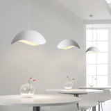 White Metal Pendant Light for Dining Hanging Light - Pack of 1