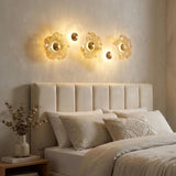 LED Modern Electroplated Gold Wall Art Light