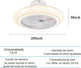 500 MM Round Gold Mesh Ceiling Light with Fan LED Chandelier - Warm White