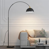 ARC FLOOR LAMP LIVING ROOM STANDING LAMP - BLACK