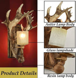 1 Light Antler Wall Lamp