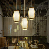 Led Cane Modern Pendant Light for Bedside Dining Hanging Light - Warm White