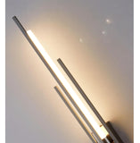 800 MM LED Stainless Steel Electroplated Black Long Sleek Tube Wall Light - Warm White - Ashish Electrical India