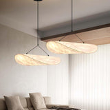 Cane Light Beige Chandelier Pendant Hanging for Living Room