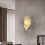 White Wabi Sabi Modern Wall Light for Living Room Dining Room Light - Warm White