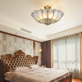 500 MM Vintage Brass Flow Chandelier