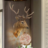 Deer Wall Lamp Art LED European Creative Wall Lamp Bedroom Bedside Lamp - Beige