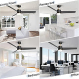 Ceiling Fan with BLDC Motor, 3 Blades, Black Gold