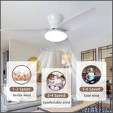 36 INCH HUGGER WIND LEAF CEILING FAN REMOTE CONTROLLED - White