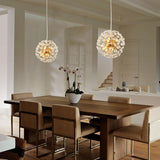 250 MM Gold Crystal Ball Pendant Chandelier Ceiling Lights Hanging - Warm White