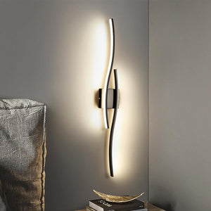 800 MM LED Black Long Wall Light Living Room Bedside Light