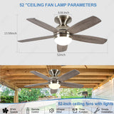 48 INCH HUGGER WIND LEAF CEILING FAN REMOTE CONTROLLED