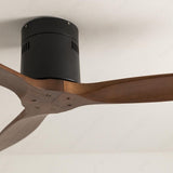 52 INCH HUGGER WIND LEAF CEILING FAN REMOTE CONTROLLED - Natural WOOD