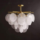 600MM Gold Crystal Frost Chandelier Ceiling Lights Hanging - Warm White - Ashish Electrical India