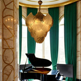 600 MM Crystal Gold LED Chandelier Light for Living Room Round Dining Room - Warm White