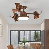 High Quality Silent Function Ceiling Fan with Remote Control Copper Motor Fan Light