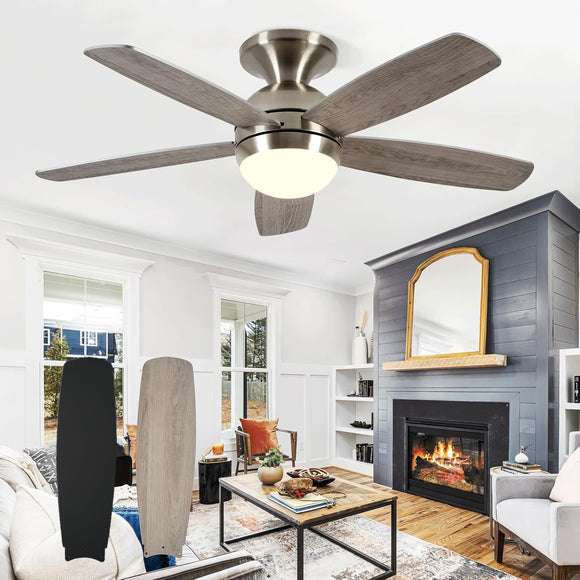 48 INCH HUGGER WIND LEAF CEILING FAN REMOTE CONTROLLED
