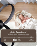 42 Inch Wind lamp ceiling fan remote Controlled - Black